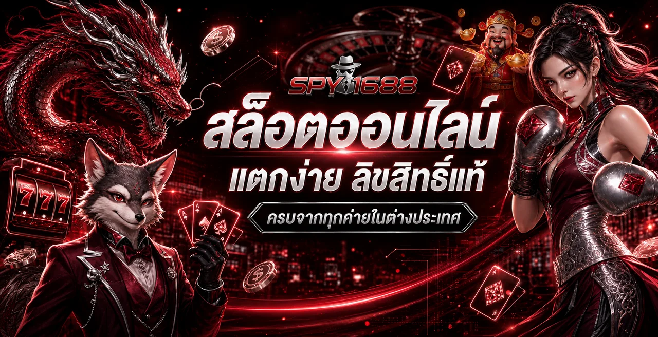 สล็อตออนไลน์ SPY1688 พร้อมตัวละครแฟนตาซีโทนแดง